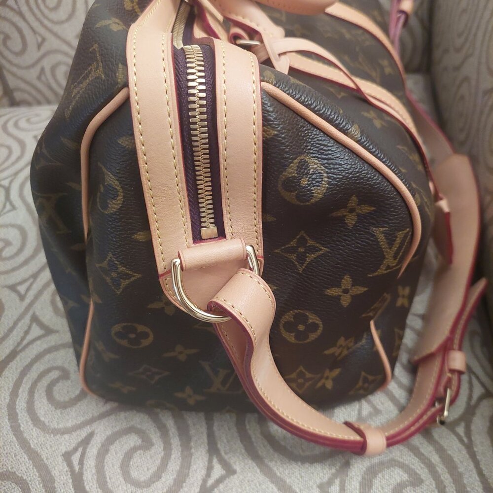 100% Auth Ltd Ed. Louis Vuitton Sofia Coppola 2 way Monogram Speedy Satchel LN - Picture 8 of 16